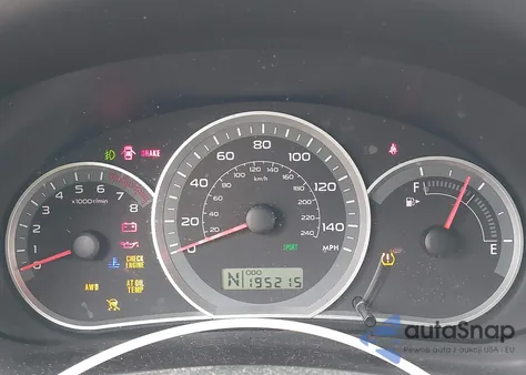 2009 Subaru Impreza 2.5I z USA, uszkodzony, nr VIN JF1GH60639H808491